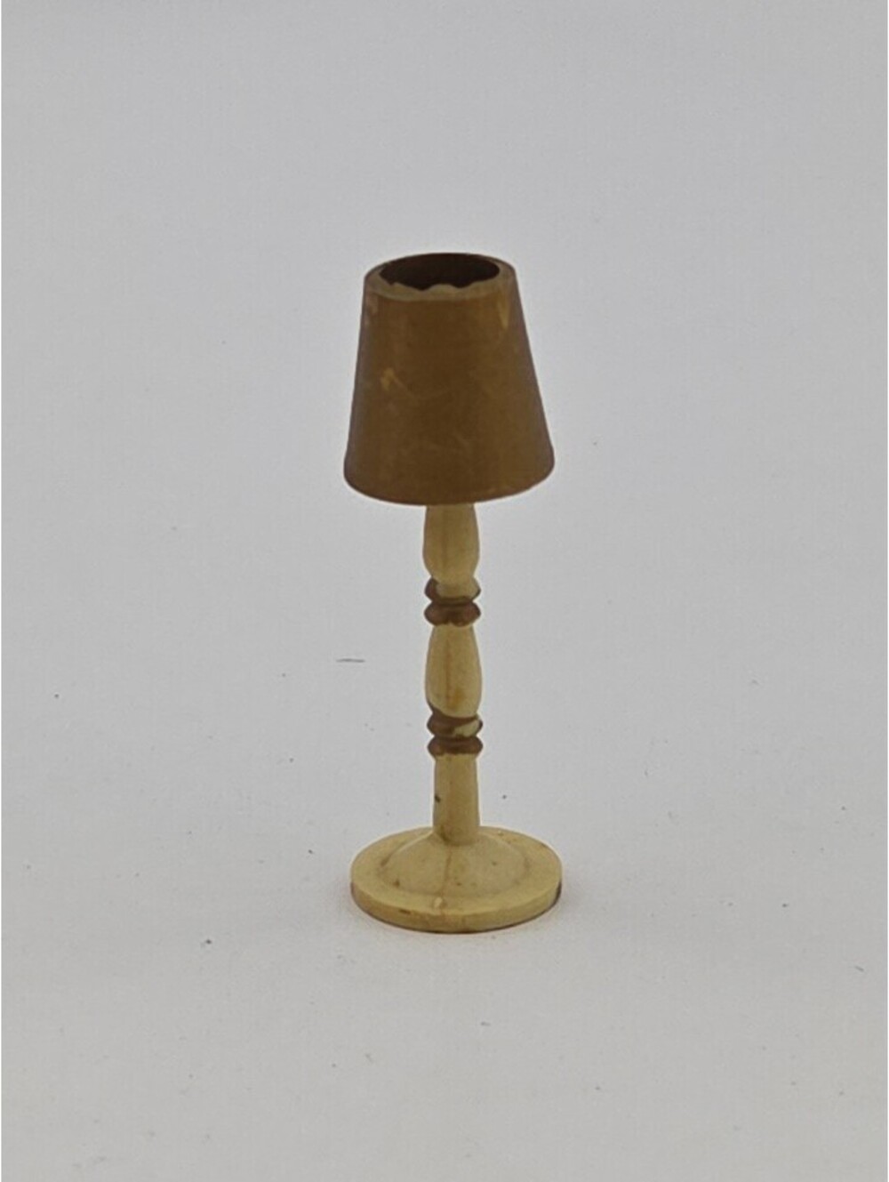 Vintage Louis Marx Style Dollhouse Floor Lamp 1:48 Miniature Plastic 1.75”